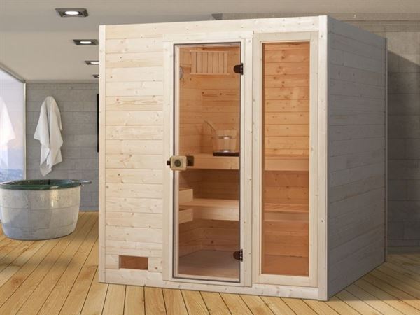 Weka Massivholzsauna Valida 3 GTF ohne Ofen und Steuerung Weka Massivholzsauna Valida 3 GTF ohne Ofen und Steuerung