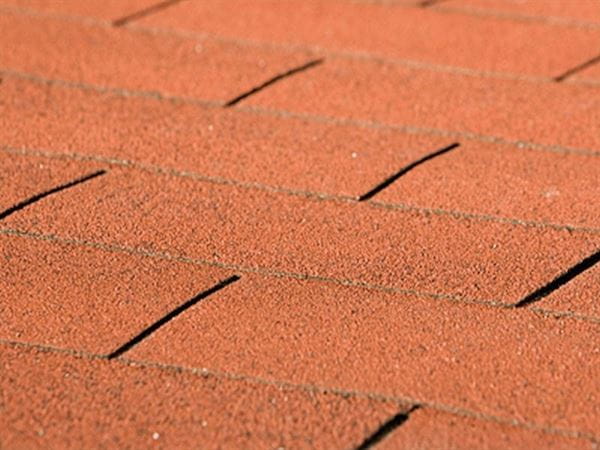 Weka Dachschindeln Rechteck rot Weka Dachschindeln Rechteck rot