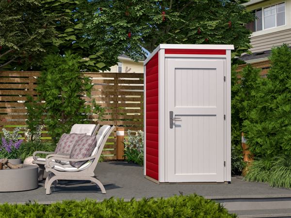 Weka Gerätehaus 367 schwedenrot 19 mm Weka Gerätehaus 367 schwedenrot 19 mm