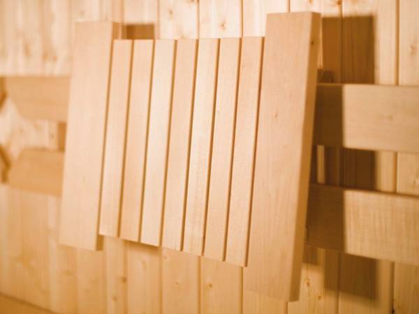 Weka Sauna verschiebbare Rückenlehne Weka Sauna verschiebbare Rückenlehne
