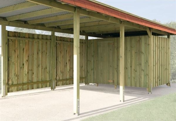 Weka Geräteraum KDI für Carports Weka Geräteraum KDI für Carports