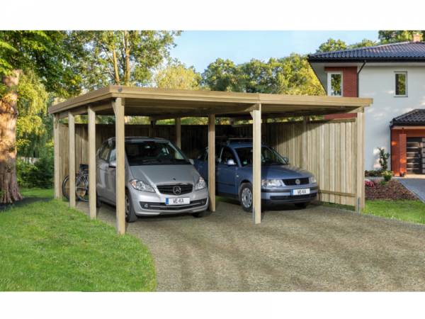 Weka Carport 618 Größe 2 inkl. Stahldach Weka Carport 618 Größe 2 inkl. Stahldach
