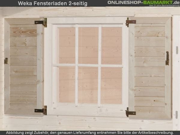 Weka Fensterladen 2-seitig für Weekendhaus 138 Weka Fensterladen 2-seitig für Weekendhaus 138