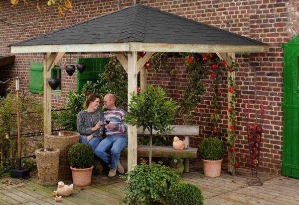 Weka Pavillon Gartenoase 651 Größe 1 Weka Pavillon Gartenoase 651 Größe 1