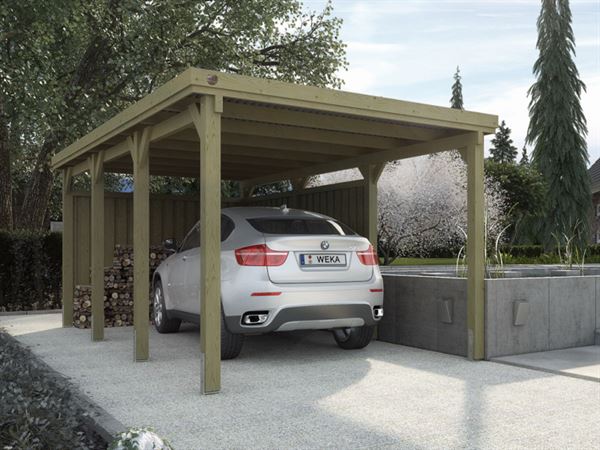 Weka Carport 617 Größe 2 inkl. Stahldach Weka Carport 617 Größe 2 inkl. Stahldach