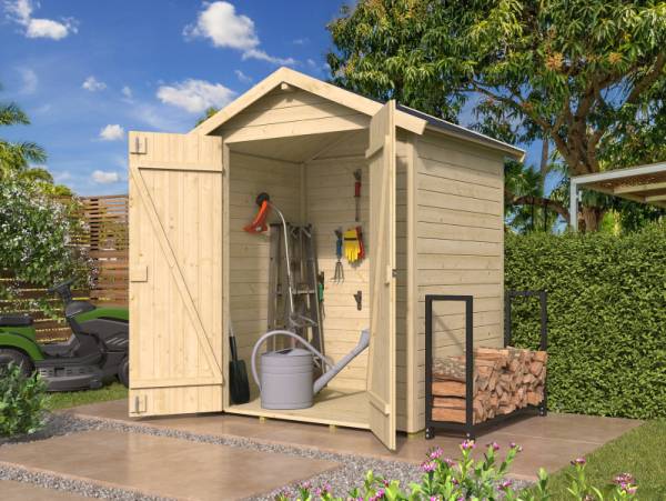 Weka Gartenhaus Mori Gr. 2.1 mit Satteldach, inkl. Fußboden