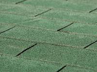 Bitumen-Dachschindeln Rechteck vintage grün