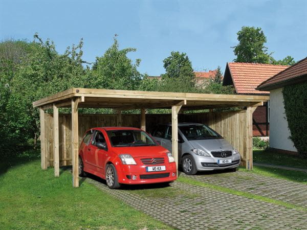 Weka Carport 618 Größe 1 inkl. Stahldach Weka Carport 618 Größe 1 inkl. Stahldach