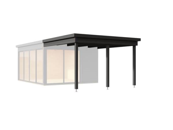 Weka Anbaudach Designhaus 412 Gr. 2 graphitgrau