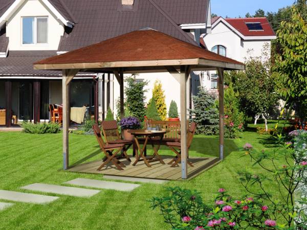 Weka Pavillon Gartenoase 651 Größe 3 Sparset Weka Pavillon Gartenoase 651 Größe 3 Sparset