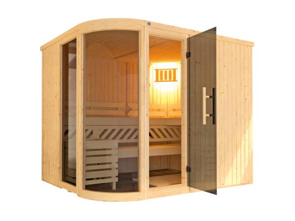 weka Design-Sauna SARA 2 inkl. 9,0 kW OS-Ofenset