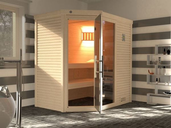 Weka Premium Massivholzsauna Cubilis 1 GTF - inklusive Montage und Lieferung Weka Premium Massivholzsauna Cubilis 1 GTF - inklusive Montage und Lieferung