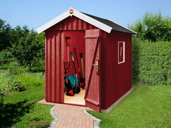 Weka Gartenhaus Schwedenhaus Größe 1 schwedenrot Weka Gartenhaus Schwedenhaus Größe 1 schwedenrot