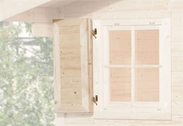 Weka Fensterladen 1-seitig für Fenster 69 x 79 cm Weka Fensterladen 1-seitig für Fenster 69 x 79 cm
