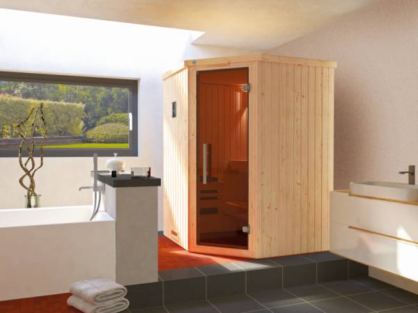 Weka Elementsauna Kiruna Gr. 1 inkl. 3,6 kW Ofen BioS Weka Elementsauna Kiruna Gr. 1 inkl. 3,6 kW Ofen BioS
