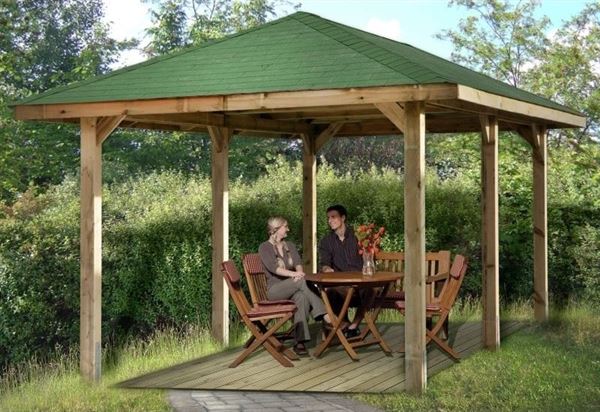 Weka Pavillon Gartenoase 651 D Größe 1 Weka Pavillon Gartenoase 651 D Größe 1