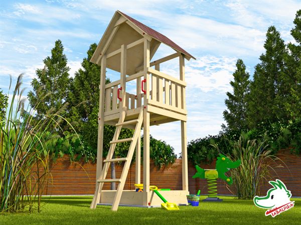 Weka Kinderspielturm 816 E mit Satteldach Weka Kinderspielturm 816 E mit Satteldach