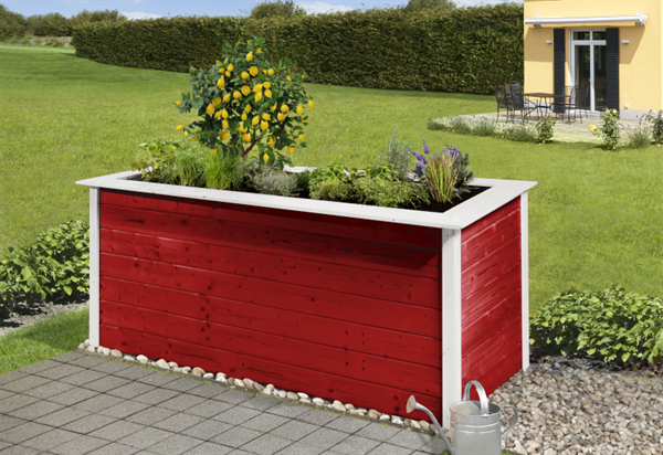 Weka Hochbeet 669 C 205 x 80 cm schwedenrot Weka Hochbeet 669 C 205 x 80 cm schwedenrot