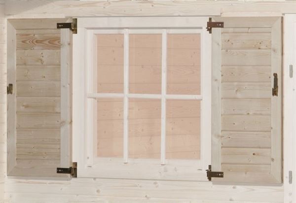 Weka Fensterladen 2-seitig für Fenster 69 x 79 cm Weka Fensterladen 2-seitig für Fenster 69 x 79 cm
