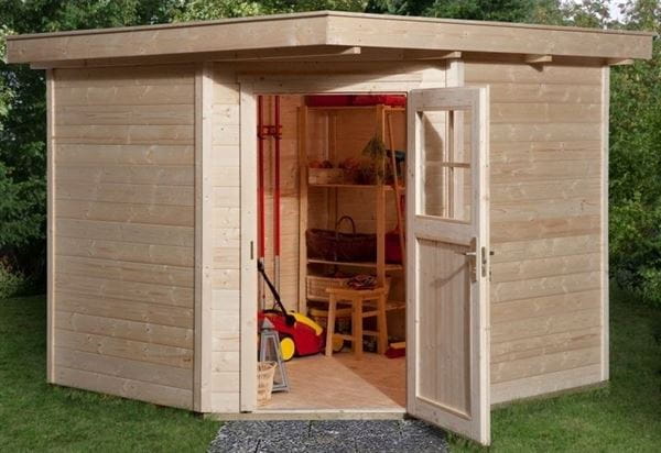 Weka Gartenhaus 5-Eck-Haus 229 Gr 1 natur Weka Gartenhaus 5-Eck-Haus 229 Gr 1 natur