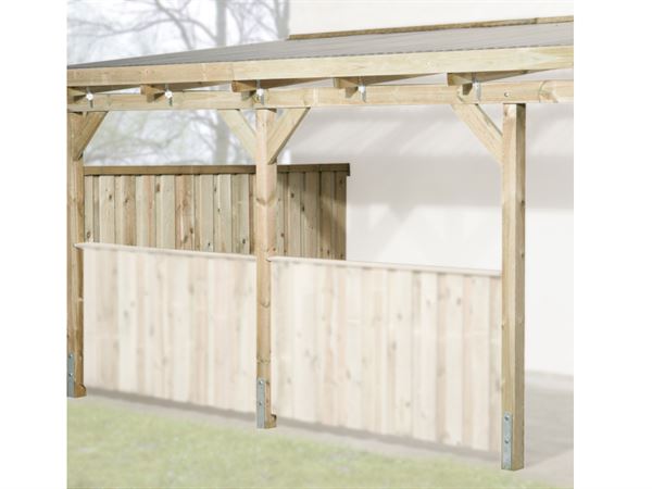 Weka Seitenwand hoch für Terrassenüberdachung 671 Weka Seitenwand hoch für Terrassenüberdachung 671