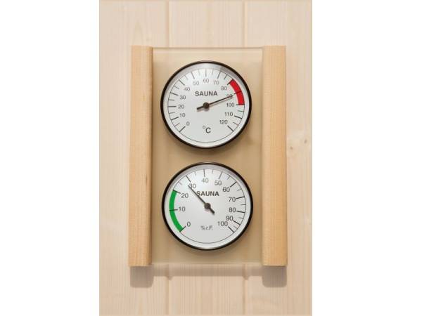 Weka Sauna Set Hygrometer und Thermometer