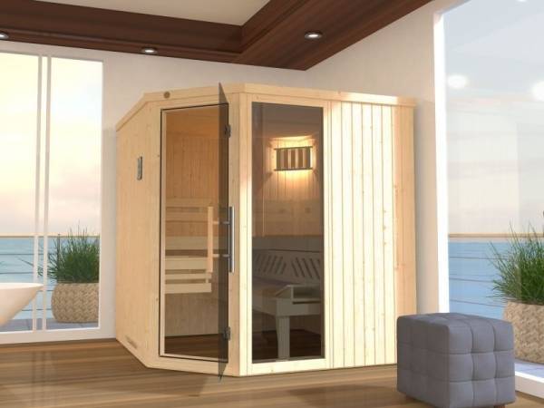 Weka Elementsauna Varberg 3 GTF Sparset 7,5 kW Ofen Weka Elementsauna Varberg 3 GTF Sparset 7,5 kW Ofen